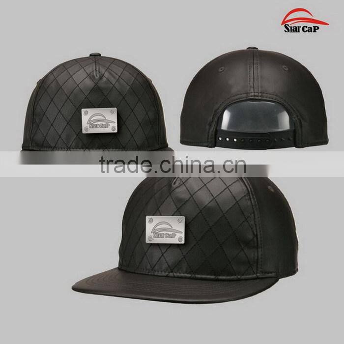 CUSTOM LOGO SNAPBACK CAP FLAT BRIM HAT