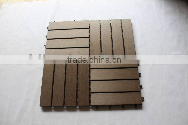 Sanding Surface Treatment and like wood plastics composites WPC Interlocking flooring