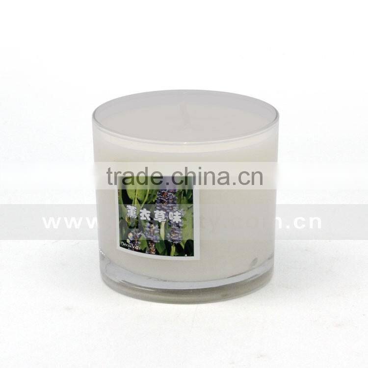 Lavender flavour of loving scented candles