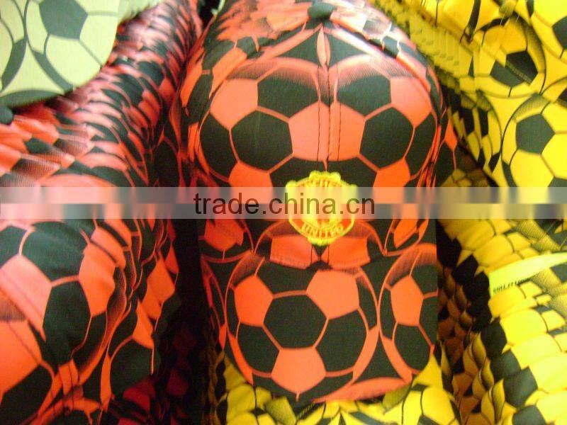 low profile pre-curved 100% cotton sport football cap