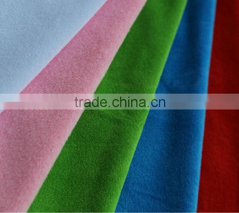 poly artificial fur fabric using for hot water bag