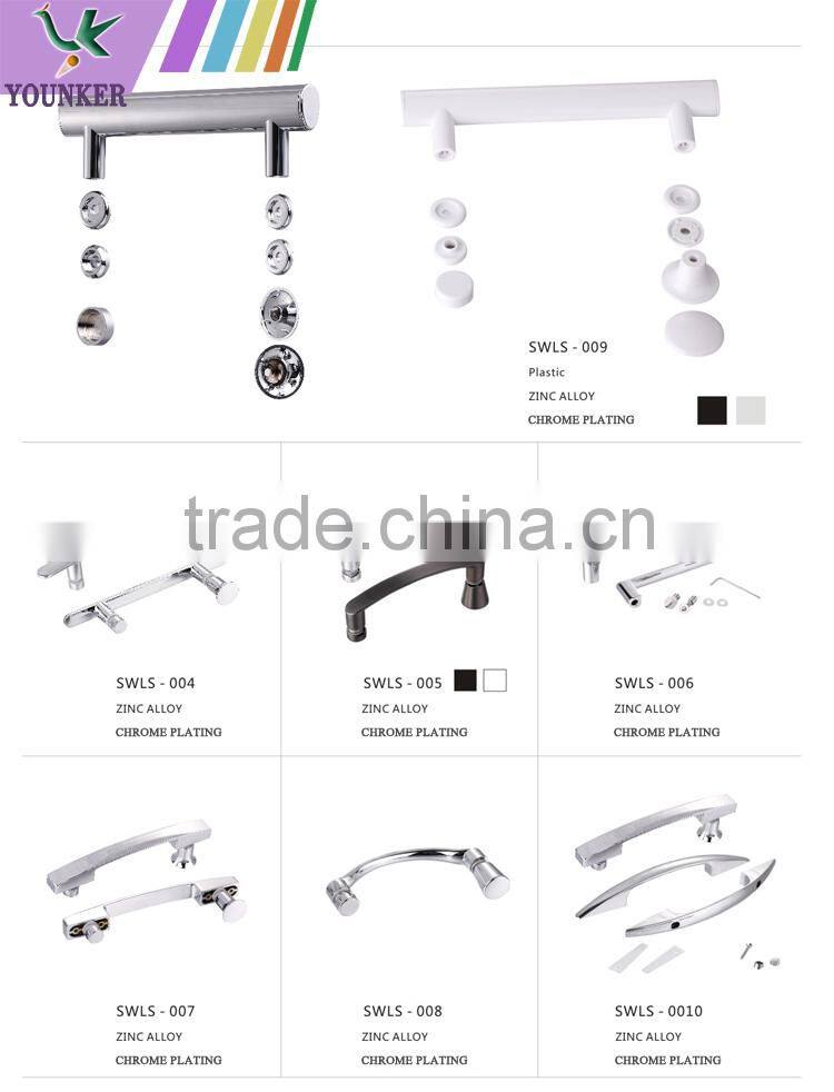 Fashionable trendy taper column stainless steel mini bathroom handle door knob