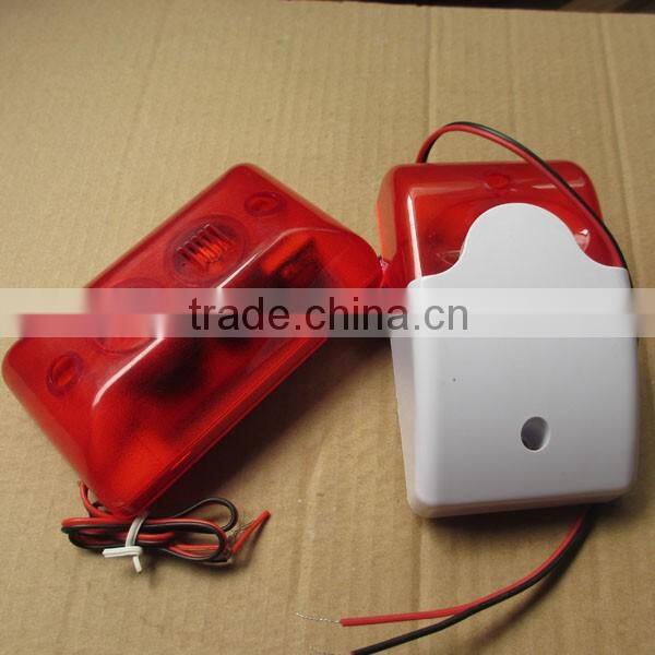 home use anti-robber emergency alarm siren with strobe 110db