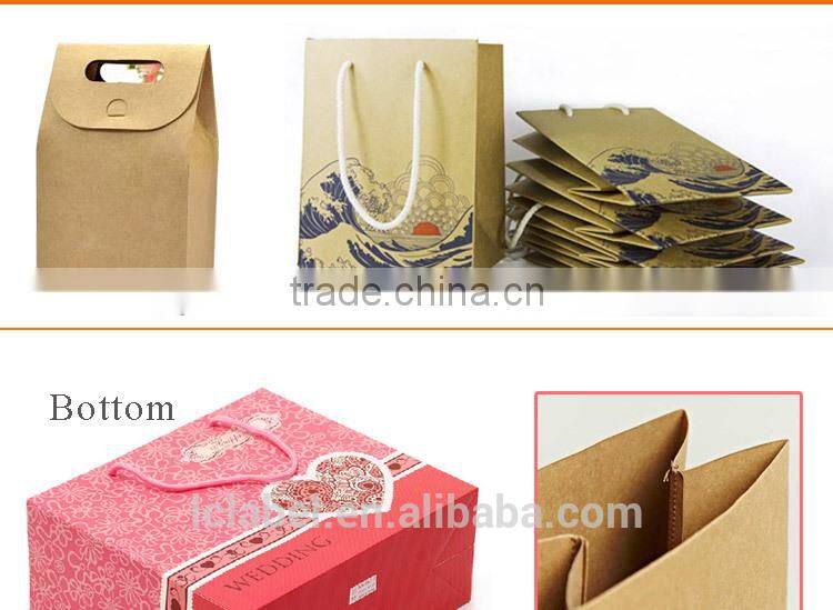 Pretty kraft paper bag for food glassine paper bags
