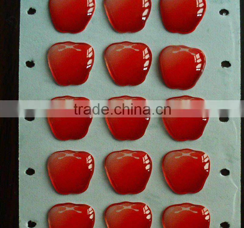 crystal epoxy resin sticker