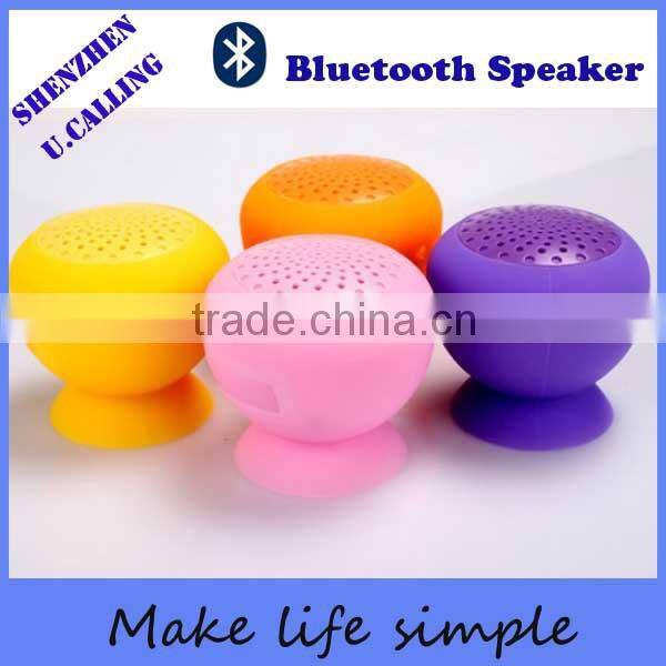 Cheap Gift Mini Wireless Suction Bluetooth Speaker for Portable Device