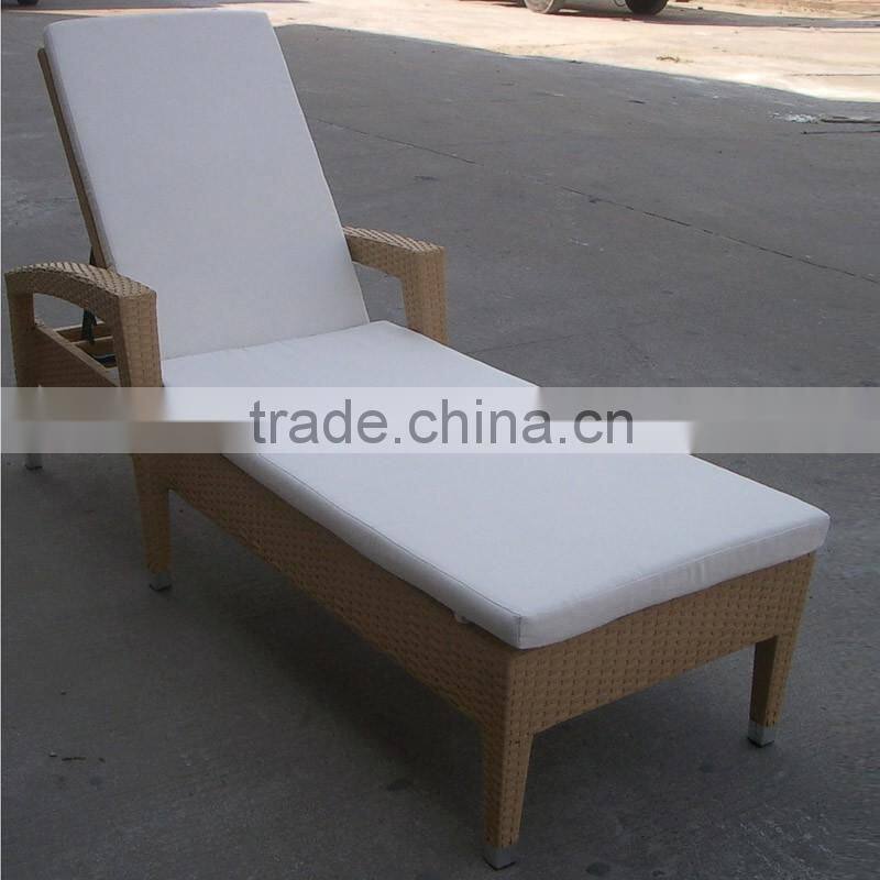 00 aluminum furniture for outdoor patio comfortable leisure rattan sun lounge chair YPS062