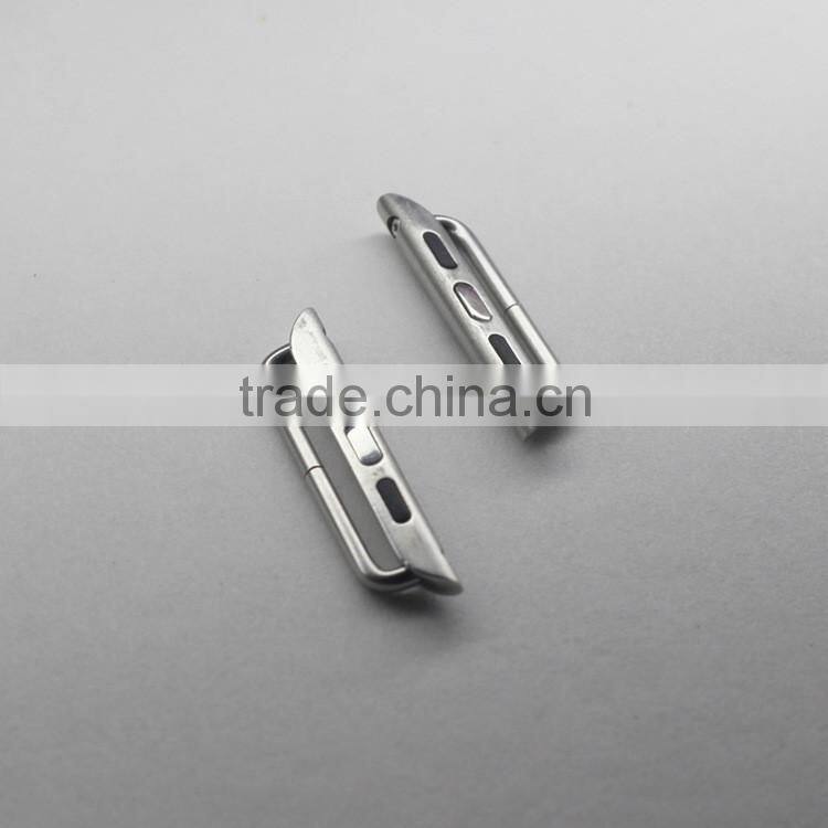 2015 Popular metal connection adapter for appIe smart watch straps