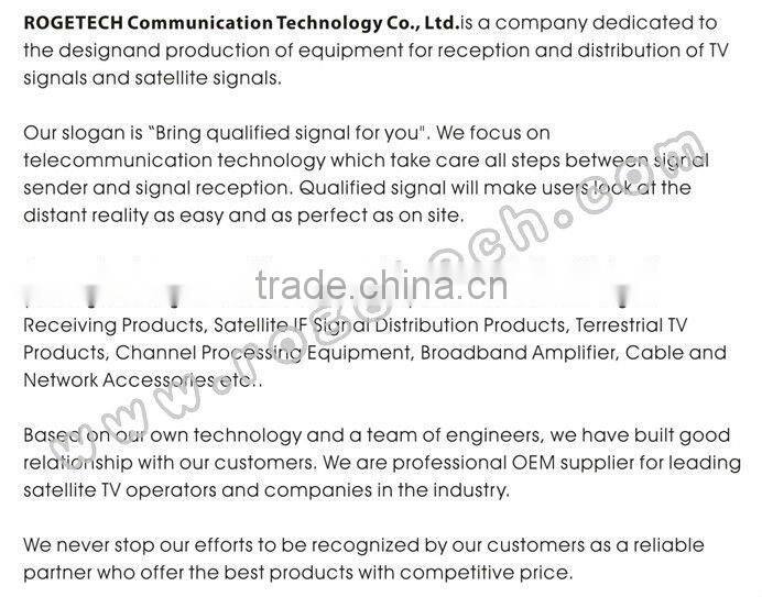 Built-into power supply satellite multiband amplifier (MBA-6042P)