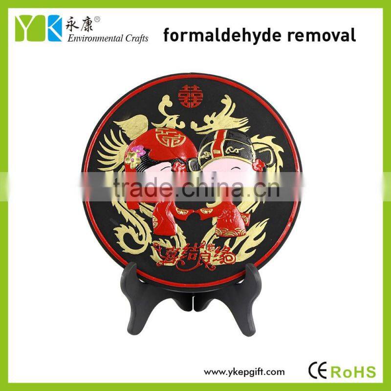 Wholesale custom 3D shape Wedding Gifts and Decoration traditional couple Europe religious figurine