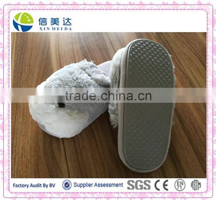 Cheap funny plush stuffed bunny animal slipper