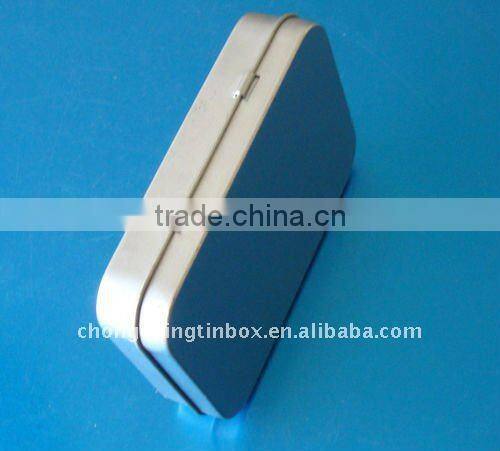 Rectangular play card tin box