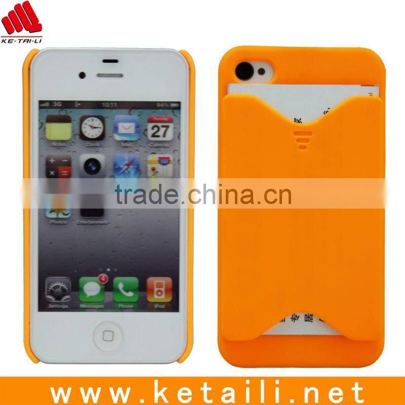 Dustproof cellphone case for iphone, with cardholder