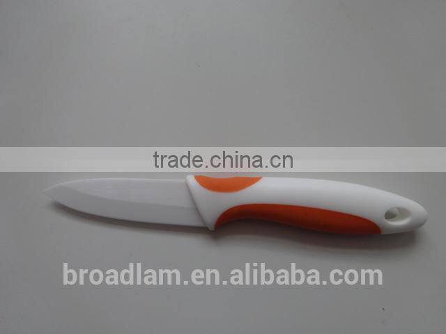 Two colors handle best quality Zirconium Oxide Blade Paring Knife anti-bacteial keeps food original taste
