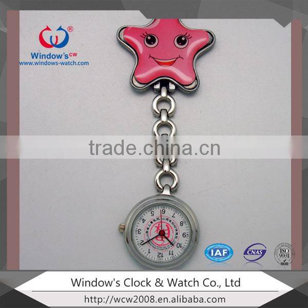 Nickel-Free/ CE/ Rohs Stainless Steel Quartz Brooch Doctor Nurse Pocket Watch