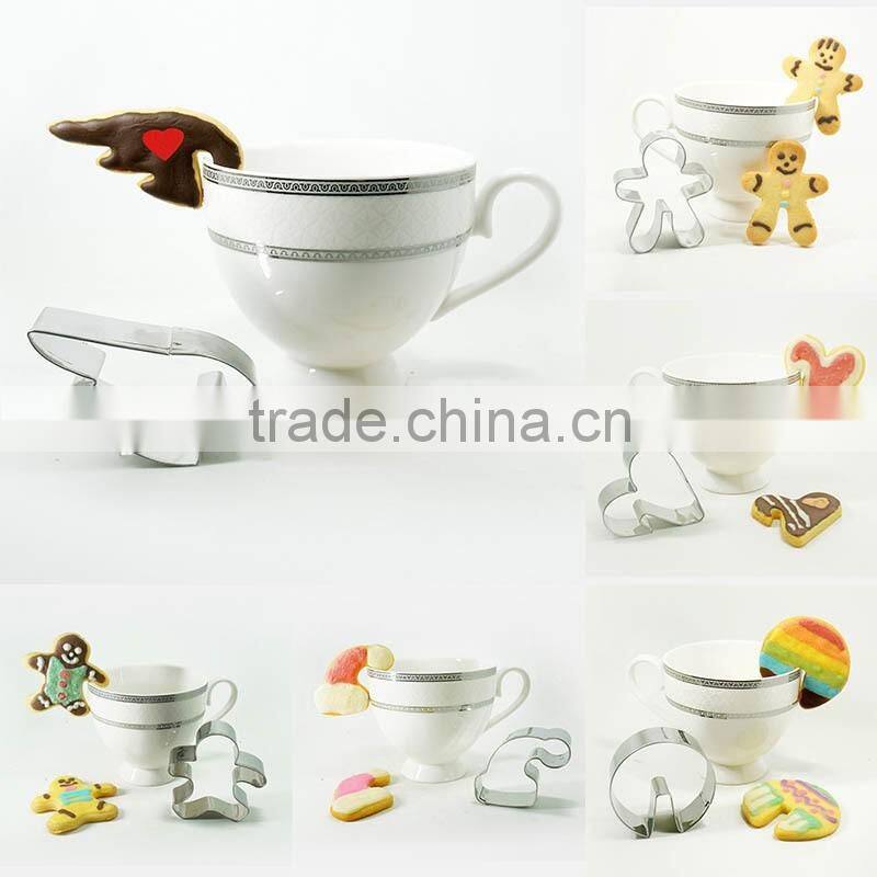 K-sun magic teaport stainless steel cup hanging cookie cutter biscuit DIY mold