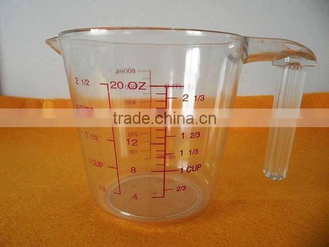 600ML transparent plastic Digital measuring cup scale