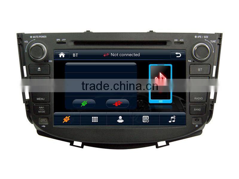 car dvd player for Lifan x60 dvd player with bluetooth 3G wifi DVR DVB-T TMC optional