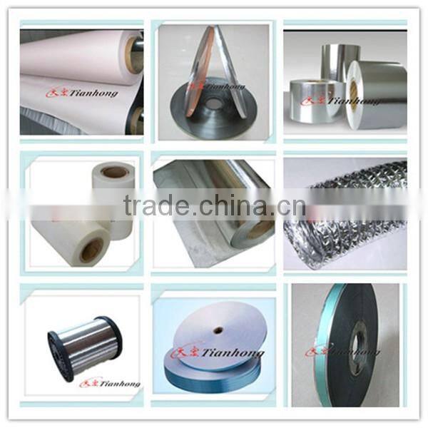 industrial metallized AL PET film aluminum foil roll alloy 8011 or 1235 copper foil laminate tape
