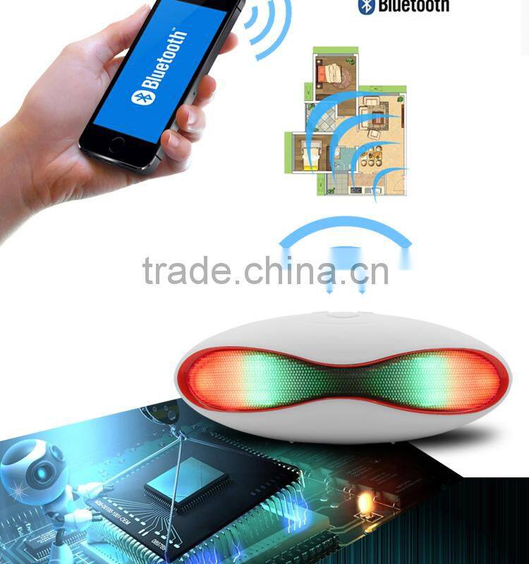 2016 Cheap portable wireless bluetooth speaker, good sound speaker with LED