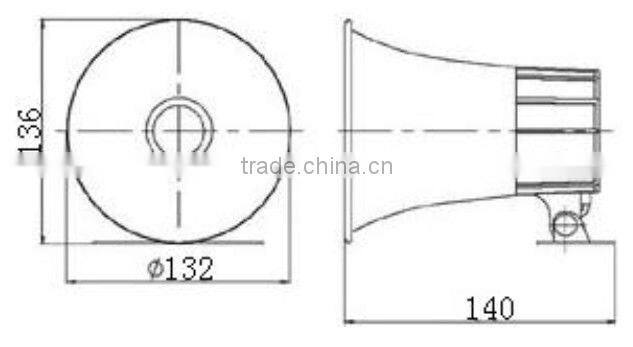 white or black police electronic siren