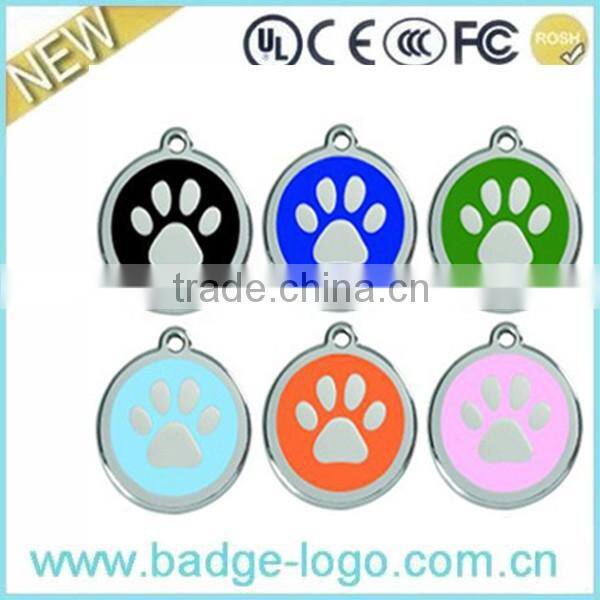 custom printed epoxy dog tags with bead chain