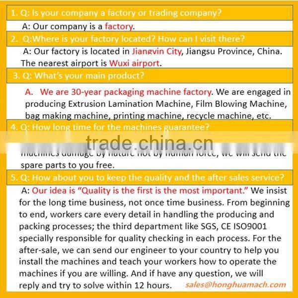 Film Blowing And Printing connect-line set