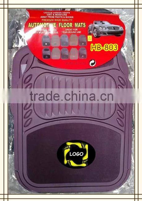 anti-skid pvc car floor mats logo car mats