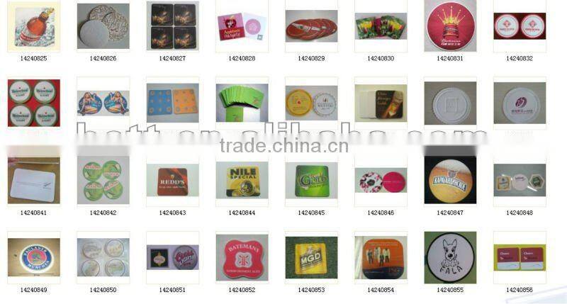 promotion custom round cardboard absorbent paper coaster
