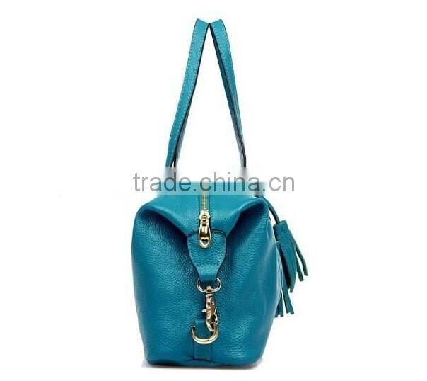 Custom Royal Women leather Extra Large Tote Bag With zipper Pocket