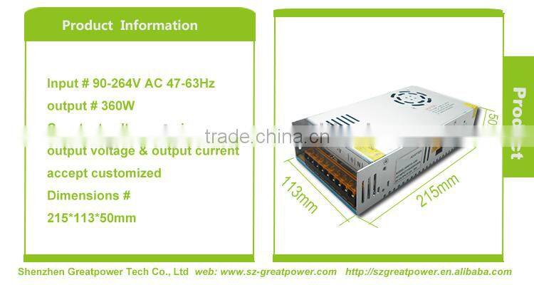 220v Ac Single Output Dc 12v Cctv Power Supply 400w 12v 33a Switching Power Supply
