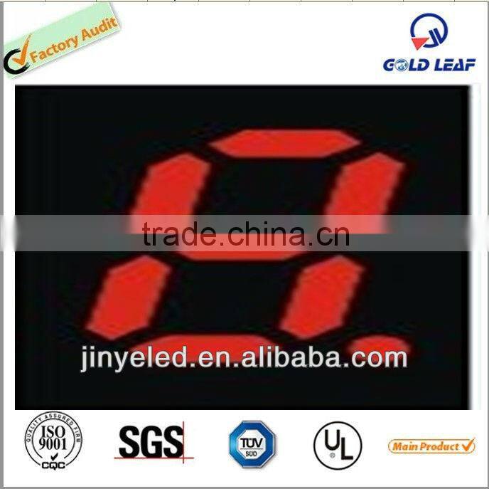 Red color led display 7-segment 1 digit