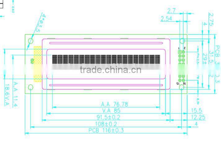 lcd screen 20x2 lcd SPLC780D 20x2 character lcd 20x2