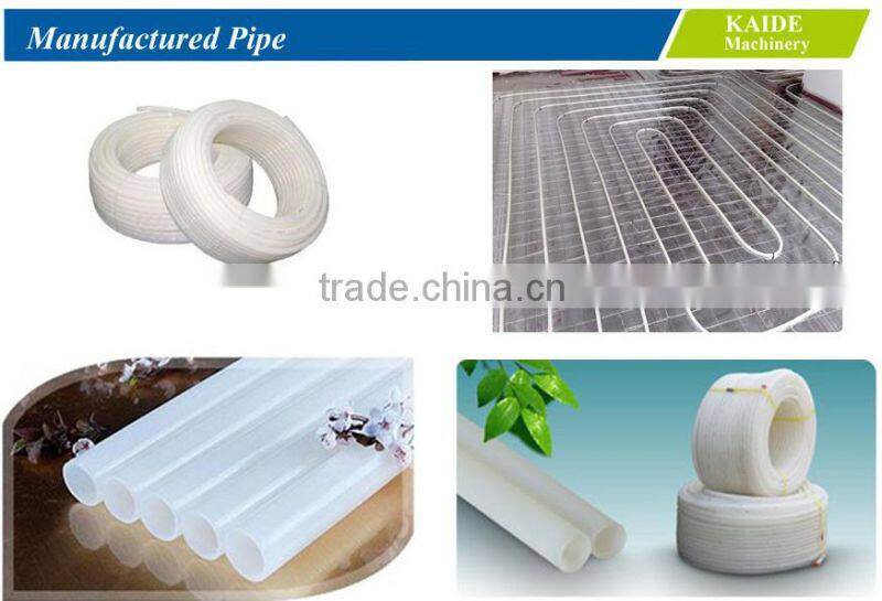 Plastic Pipe Extrusion Machine for PERT Floor Heating Pipe 50m/min