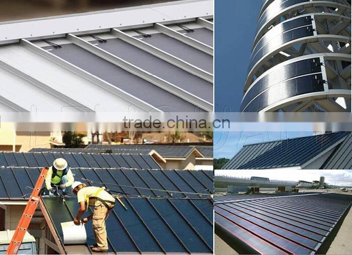 More thinner more lighter 144W amorphous flexible thin film solar panel