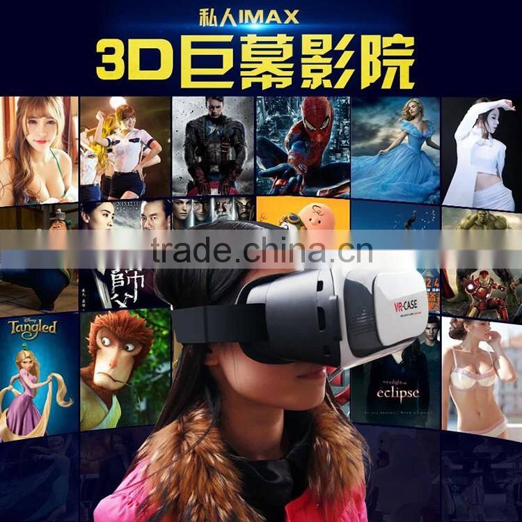 Best Selling 3D VR Box Virtual Reality Glasses Smart Mobile Phone VR Case