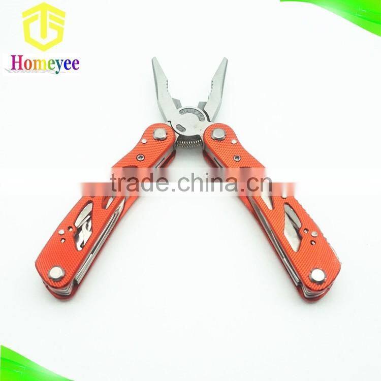 outdoor multifunction fishing plier with hollow out aluminum handle