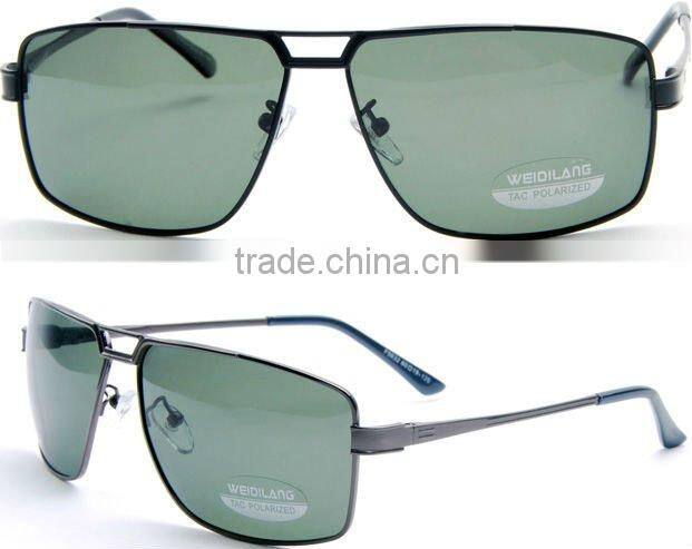big metal frame with polarized lens for men sunglasses