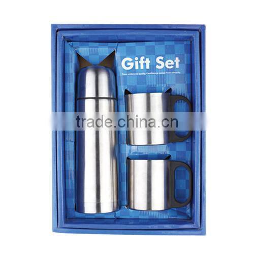 Promotional custom thermos mug gift set