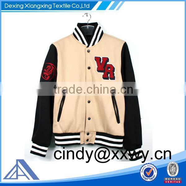 Varsity jacket with custom color,custom cuff
