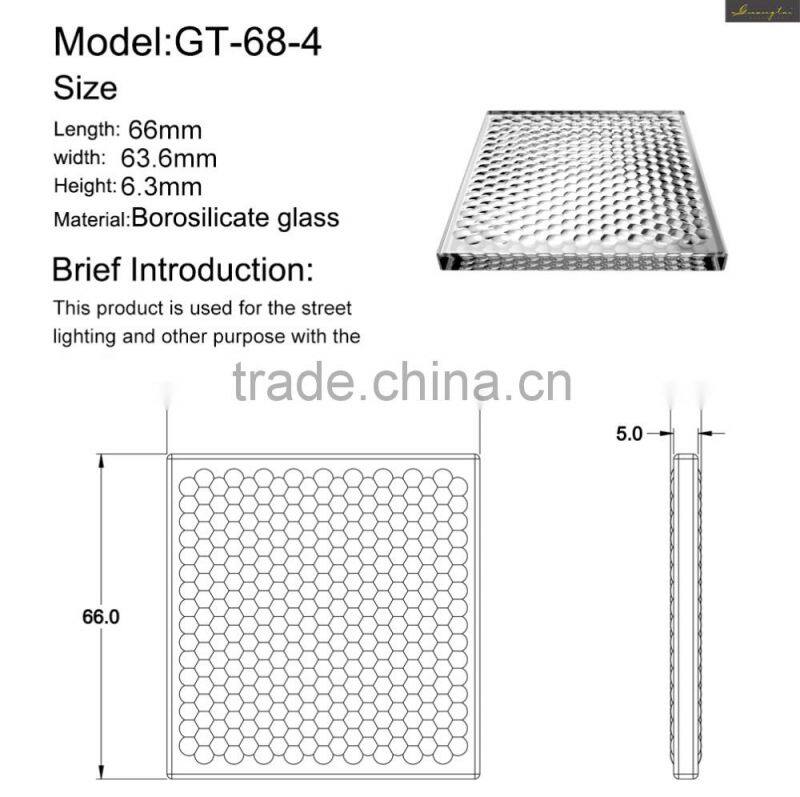 fly eye glass lens for Projector(GT-68-4)