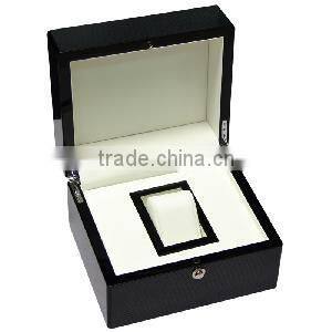 2015 hot sale custom printed PVC window watch box, gift box for watch