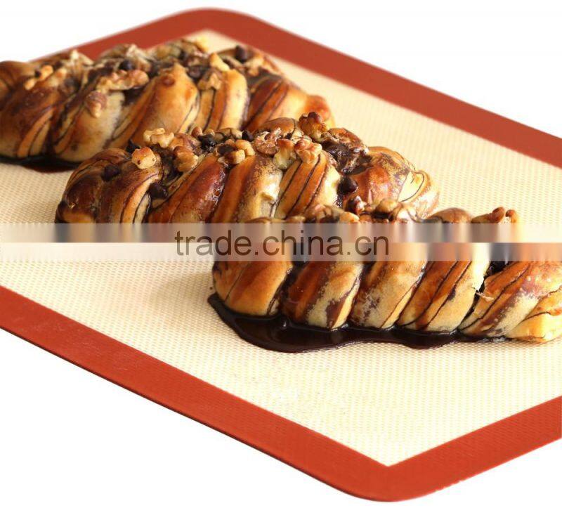 FDA Tableware Mats & Pads Silicone Nonstick Fiberglass Silicone Baking Mat Set