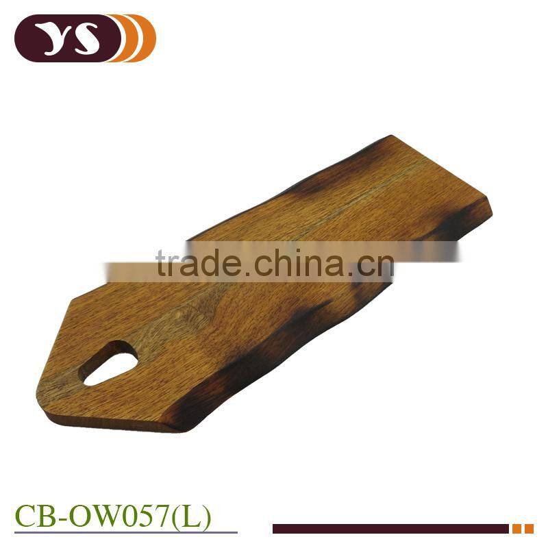 different size mango wood board with hot burning