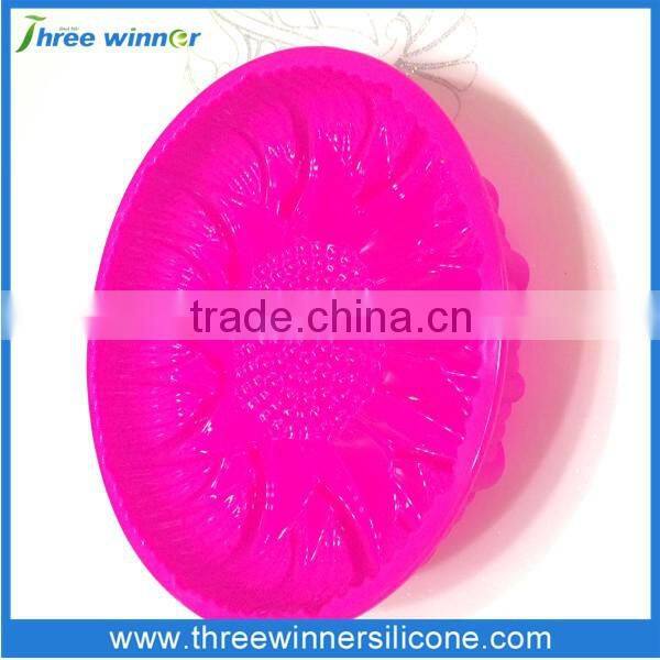 Big cake mold for home usage with sunflower new design