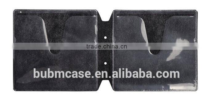 Fashion Dark Blue BUBM Slim 32 Capacity CD Case CD Box DVD Case CD Storage Car Disc Case