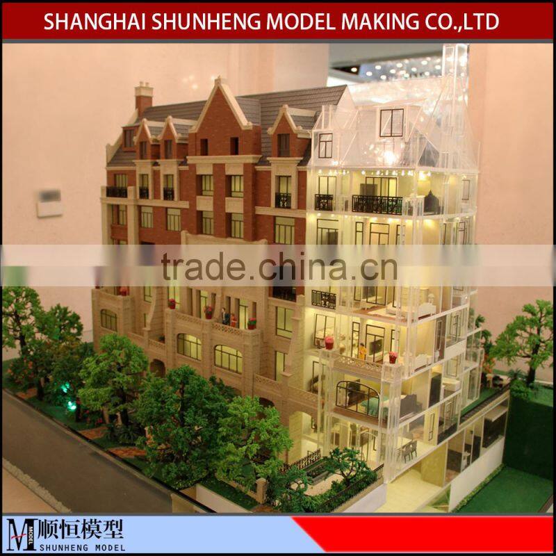 maquette models of residential villa buildings models/SH MODEL