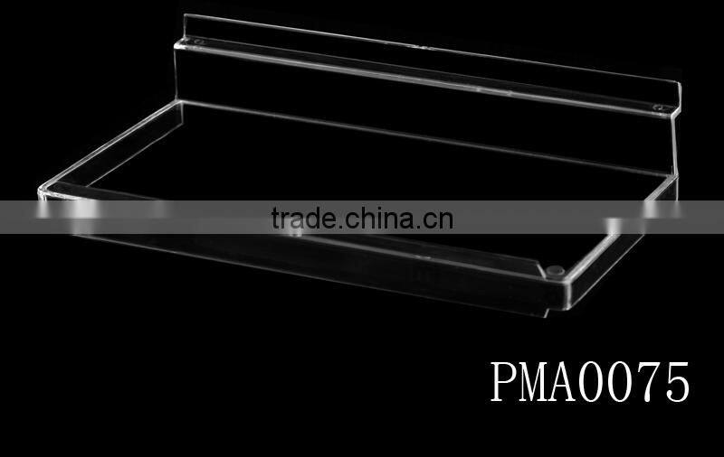 Slot Wall Flat Shoes Display Store Fixture Acrylic Display for Shoes