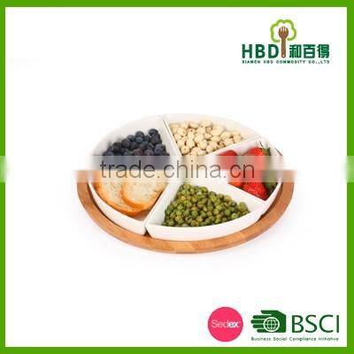 High quality hot selling snack & candy tray,porcelain snack tray wholesale