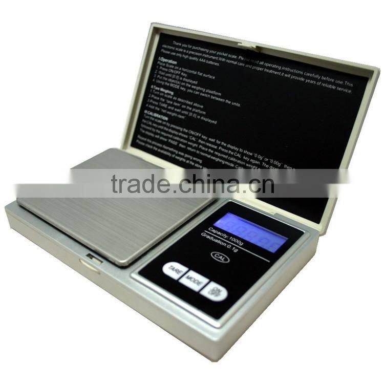 Hot selling digital pocket scale with LCD backlight